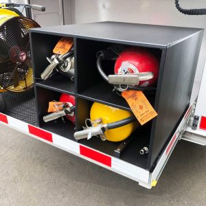 Quad Fire Extinguisher Cabinet (8.25"; 2x2 stacked)