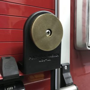 Exhaust Collector Magnet Bracket for Roll-Up Door