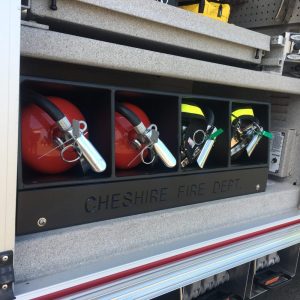 Quad Fire Extinguisher Cabinet (4 Side-to-Side)