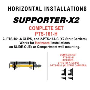 Paratech Supporter X2 Mount Complete Set (Horizontal)