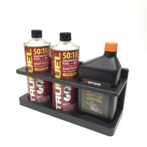 Premix Fuel/Bar & Chain Oil Caddy (Double Fuel, Single Oil)