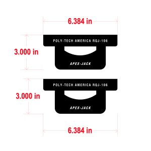 Apex X-Strut Vertical Jack Mount