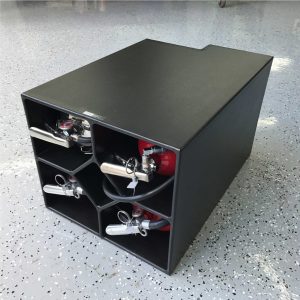 Quad Fire Extinguisher Cabinet (7.5"; 2x2 stacked)